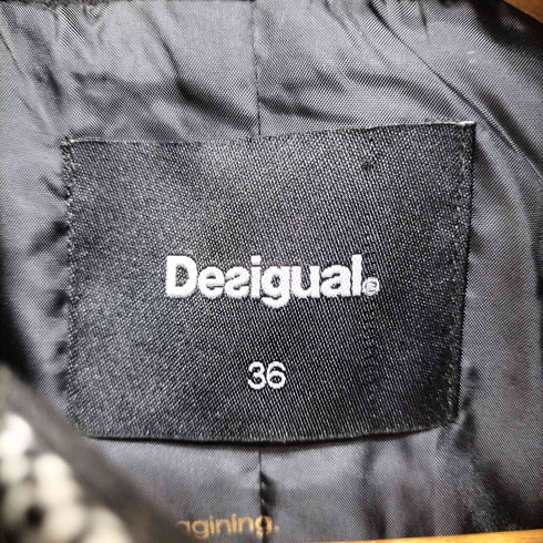 デシグアル Desigual パッチワークデザインコート レディース 36