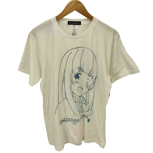 AMNIBUS キャラクター 大判 プリント アニメ Tシャツ メンズ import:M