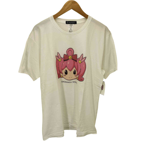 AMNIBUS お面 キャラクター プリント アニメ Tシャツ メンズ JPN:XL