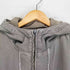 92SOCIAL ダック地 中綿ダメージ加工フーディージップジャケット メンズ JPN:XL