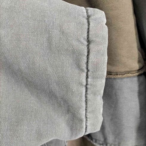 92SOCIAL ダック地 中綿ダメージ加工フーディージップジャケット メンズ JPN:XL