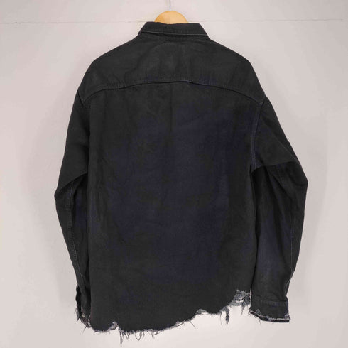 オールモストブラック ALMOSTBLACK 20AW BLACK DENIM SHIRT メンズ JPN:2