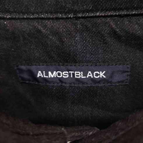 オールモストブラック ALMOSTBLACK 20AW BLACK DENIM SHIRT メンズ JPN:2
