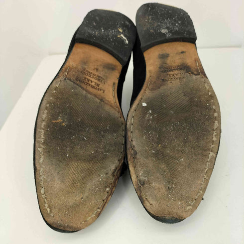 アラウンドザシューズ around the shoes イタリア製 タッセル スウェード ローファー メンズ M