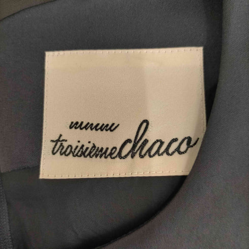 troisiemeCHACO ボックスシルエットフォーマルワンピース レディース JPN:36