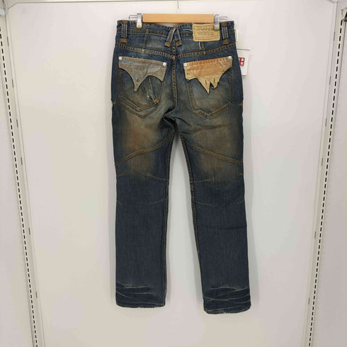 タフジーンズスミス TOUGH Jeansmith Y2K archive フラップポケット ダメージ加工 ストレートデニム メンズ US:32-33