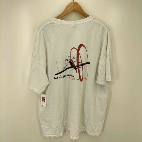 90-00S FRUIT OF THE LOOM ボディ 企業ロゴ プリント S/S クルーネック Tシャツ メンズ import:XXL