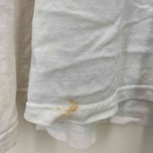 90-00S FRUIT OF THE LOOM ボディ 企業ロゴ プリント S/S クルーネック Tシャツ メンズ import:XXL