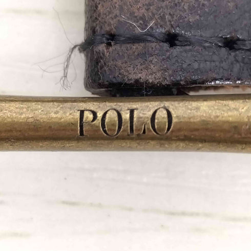 ポロラルフローレン POLO RALPH LAUREN ロング レザーメッシュベルト メンズ 36/90