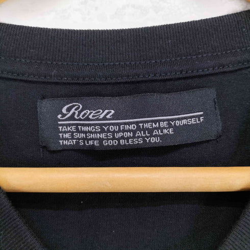 ロエン Roen VネックバックプリントS/S TEE メンズ JPN:M
