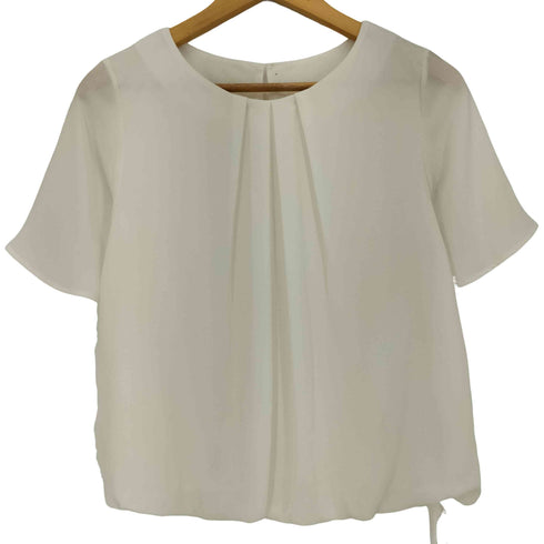 ナチュラルビューティーベーシック NATURAL BEAUTY BASIC ジョーゼット*TR天竺半袖 レディース JPN:M