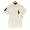 ポロバイラルフローレン Polo by RALPH LAUREN SLIM FIT 鹿の子 デカポニー刺繍S/S ポロシャツ メンズ JPN:S