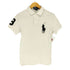 ポロバイラルフローレン Polo by RALPH LAUREN SLIM FIT 鹿の子 デカポニー刺繍S/S ポロシャツ メンズ JPN:S