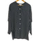 リズ クレイボーン LIZ Claiborne ノーカラーストライプシャツ メンズ import:M