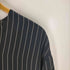 リズ クレイボーン LIZ Claiborne ノーカラーストライプシャツ メンズ import:M