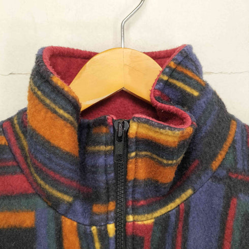 フレッドペリー FRED PERRY 90s 総柄フリースハーフジップジャケット メンズ JPN:L