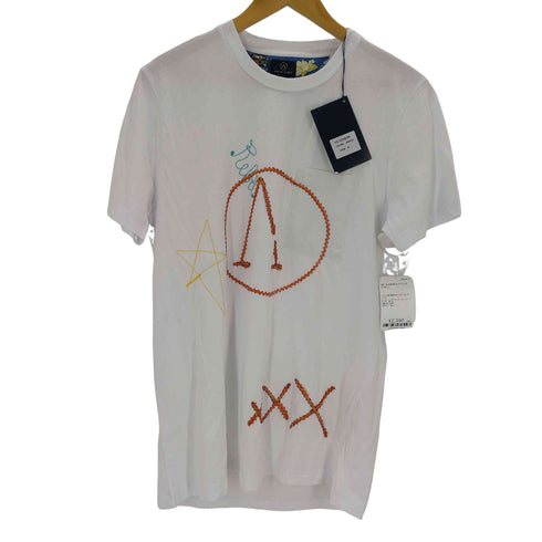 ロストインアルビオン LOST IN ALBION イタリア製 刺繍デザインクルーネックTシャツ メンズ JPN:M