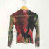 デシグアル Desigual 23AW 水彩画モチーフ チュールTシャツ レディース import:M