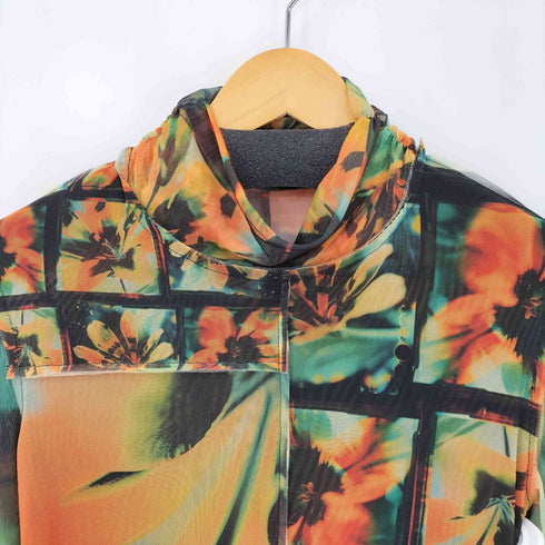 デシグアル Desigual 24AW Printed tulle T-shirt レディース import:L