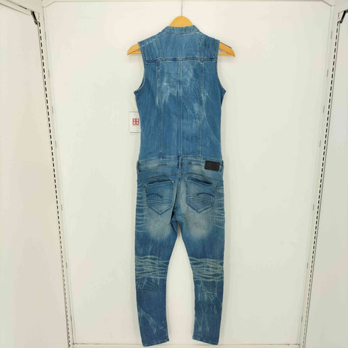ジースターロー G-STAR RAW Midge dumont zip is less suit women ノースリーブ デニムオールインワン レディース S