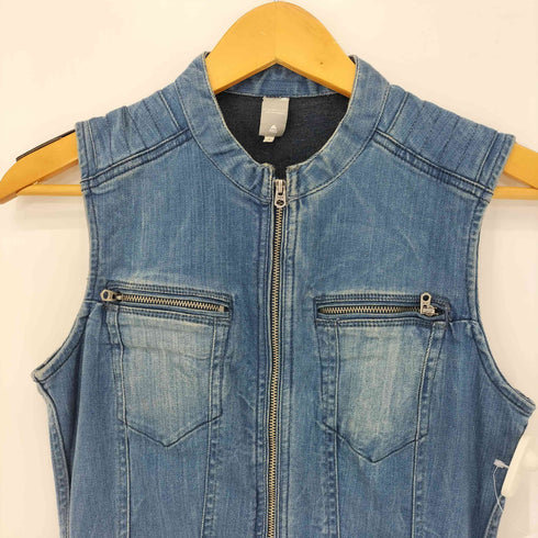 ジースターロー G-STAR RAW Midge dumont zip is less suit women ノースリーブ デニムオールインワン レディース S