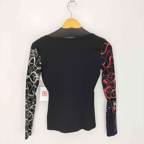 デシグアル Desigual 23AW Ribbed blouse レディース import:M