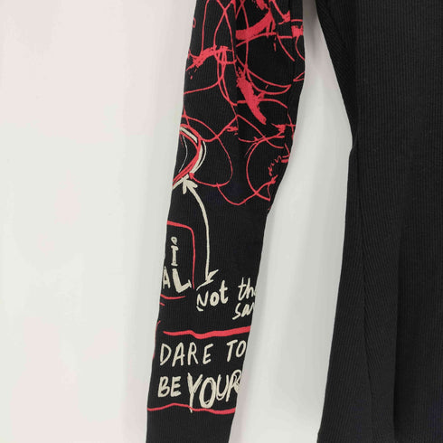 デシグアル Desigual 23AW Ribbed blouse レディース import:M
