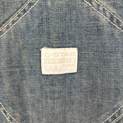 ジースターロー G-STAR RAW 3D BIB OVERALL ドローストリング オーバーオール レディース XS