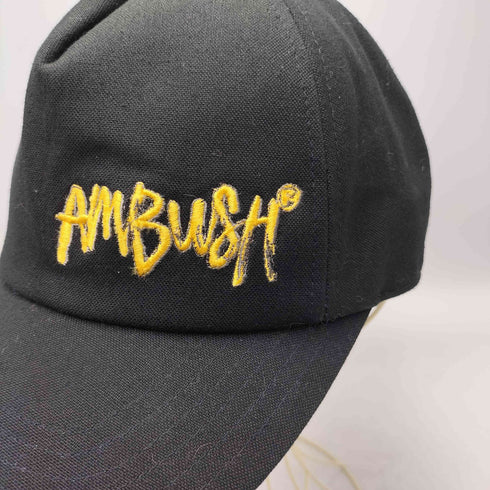 アンブッシュ AMBUSH カウレザーベルト ロゴ刺繍 グラフィティー キャップ メンズ O/S
