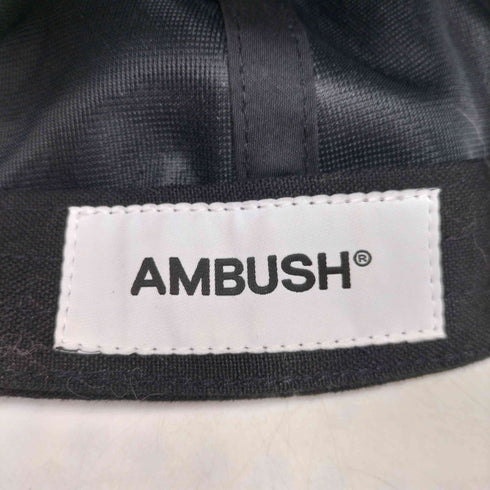 アンブッシュ AMBUSH カウレザーベルト ロゴ刺繍 グラフィティー キャップ メンズ O/S