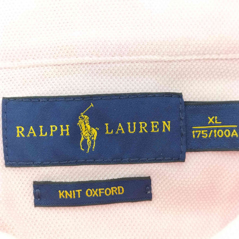ラルフローレン RALPH LAUREN knit oxford 鹿の子シャツ メンズ JPN:XL