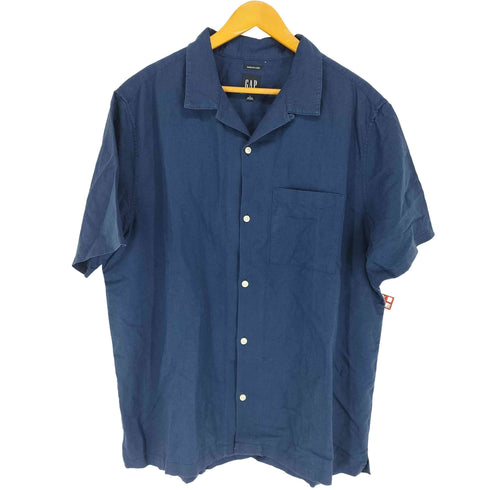 ギャップ Gap リネン混 オープンカラーS/Sシャツ メンズ JPN:XL