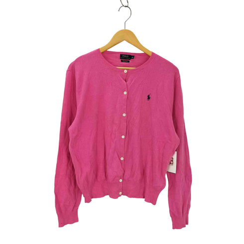 ポロラルフローレン POLO RALPH LAUREN スーピマコットン クルーネックカーディガン レディース JPN:XL