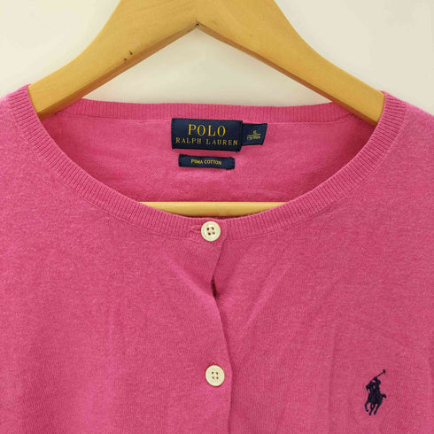 ポロラルフローレン POLO RALPH LAUREN スーピマコットン クルーネックカーディガン レディース JPN:XL