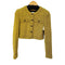 ザラ ZARA クロップドツイードノーカラージャケット レディース import:XS