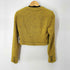 ザラ ZARA クロップドツイードノーカラージャケット レディース import:XS