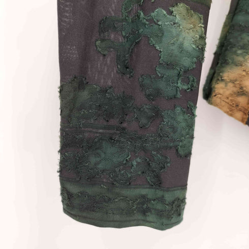 デシグアル Desigual 水彩画モチーフ デヴォレシャツ レディース import:M