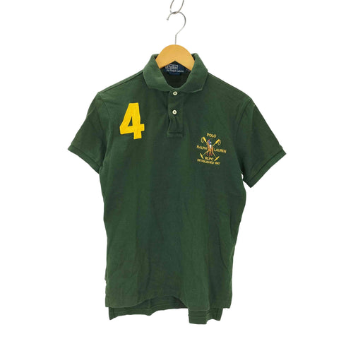 ポロバイラルフローレン Polo by RALPH LAUREN 90s ビッグポニー ナンバリング 鹿の子ポロシャツ メンズ JPN:M