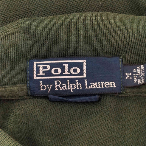 ポロバイラルフローレン Polo by RALPH LAUREN 90s ビッグポニー ナンバリング 鹿の子ポロシャツ メンズ JPN:M