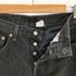 リーバイス Levis メキシコ製 501 ボタン裏647刻印 後染めブラック ボタンフライストレートデニムパンツ メンズ W32 L32