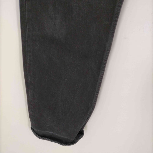 リーバイス Levis メキシコ製 501 ボタン裏647刻印 後染めブラック ボタンフライストレートデニムパンツ メンズ W32 L32