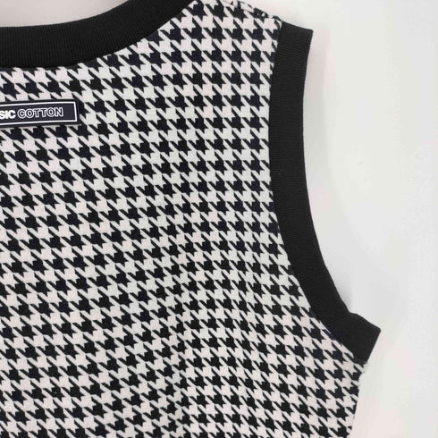 BASIC COTTON BCN 千鳥格子 ロゴプレート メンズ FREE