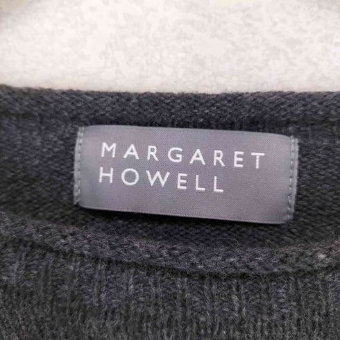 マーガレットハウエル MARGARET HOWELL WOOL COTTON ラグランスリーブニット レディース FREE