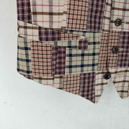 ポールスミスロンドン Paul Smith LONDON パッチワークベスト メンズ FREE