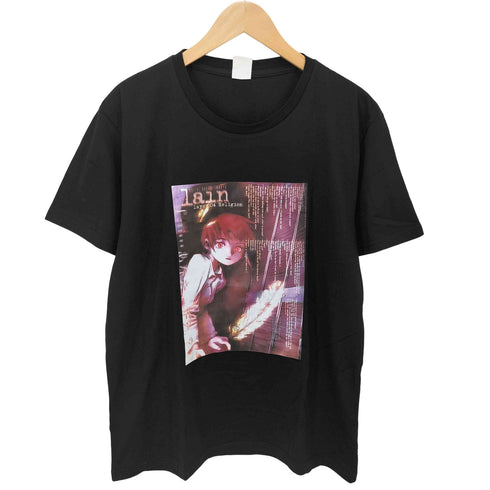 Layer 04 Religion キャラクター プリント アニメ Tシャツ メンズ import:L