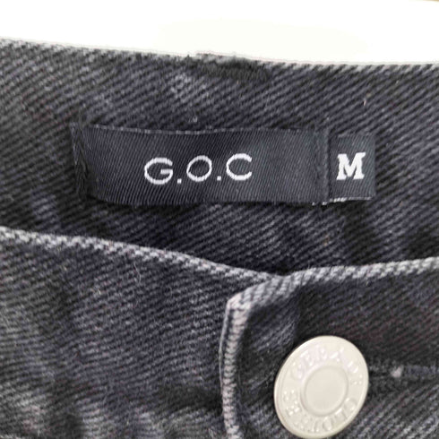 ジーオーシー G.O.C スラッシュ カット フリンジ フレア デニム メンズ JPN:M