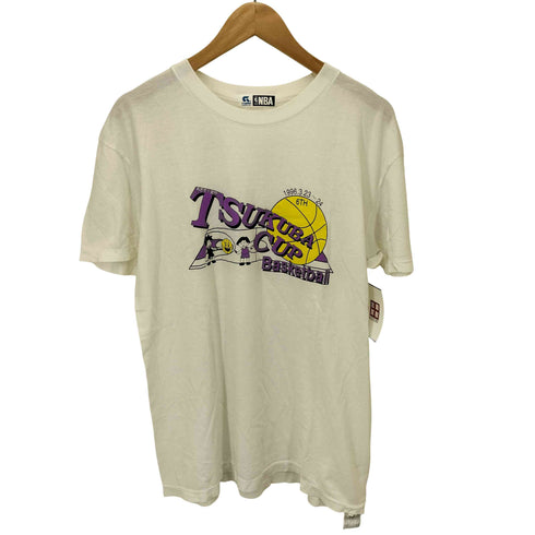 90S NBA TSUKUBA CUP Basketball プリント S/S Tシャツ 1996 シングルステッチ メンズ