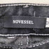 エージェム Agem NOVESSEL ボーダーラインダメージ加工ワイドデニムパンツ メンズ JPN:M