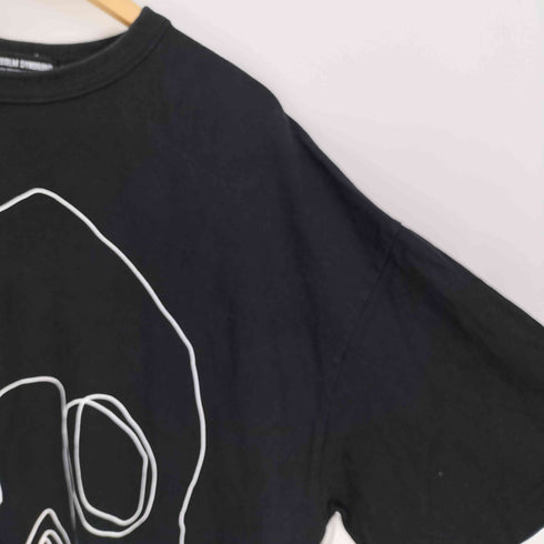 STOCKHOLM SYNDROME ストックホルム シンドローム 両面 ドクロ スカル プリント S/S Tシャツ メンズ F
