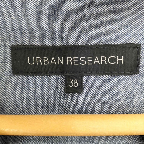 アーバンリサーチ URBAN RESEARCH ボリュームスリーブライトデニムワンピース レディース JPN:38